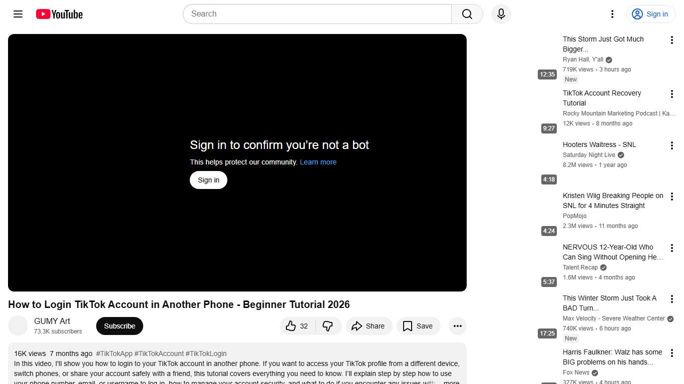 How to Login TikTok Account in Another Phone - Beginner Tutorial 2026 - YouTube